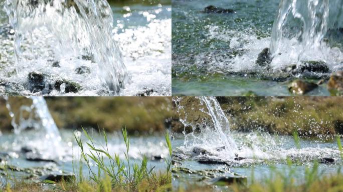 草原泉水