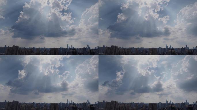 6K多变的云层光束延时摄影 (1)