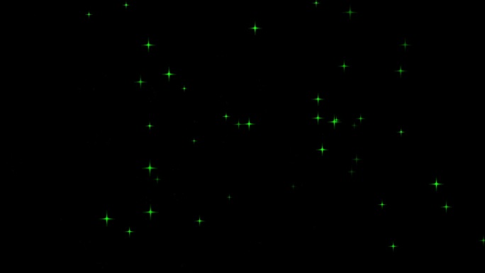 绿色星星闪烁06