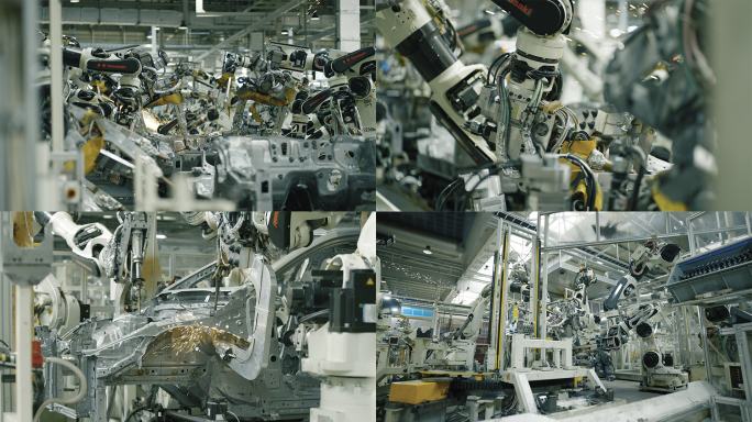 【4K】工业机器人焊接-升格