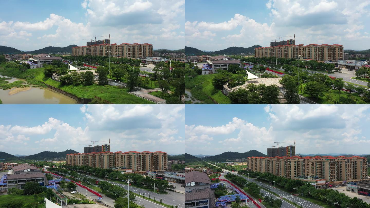 建设中的新农村面貌人民安居乐业中国富强