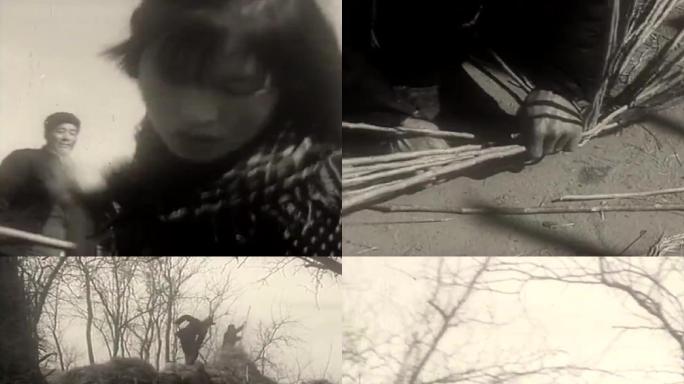 60年代河南农村农民劳动场景