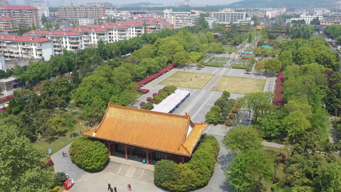南京明故宫遗址航拍实拍