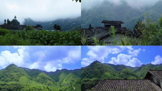 陕南 南方 山村延时 云海 雾气