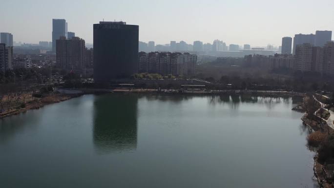 南京花神湖4k航拍