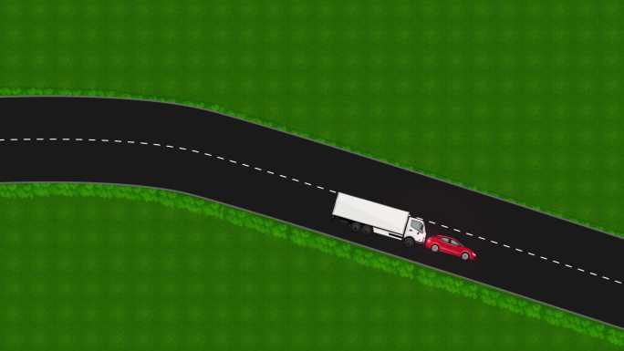 机动车道路交通安全事故模拟视频素材