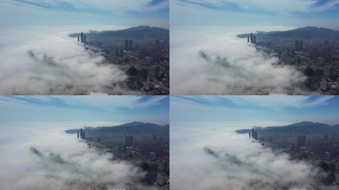 烟台城区平流雾