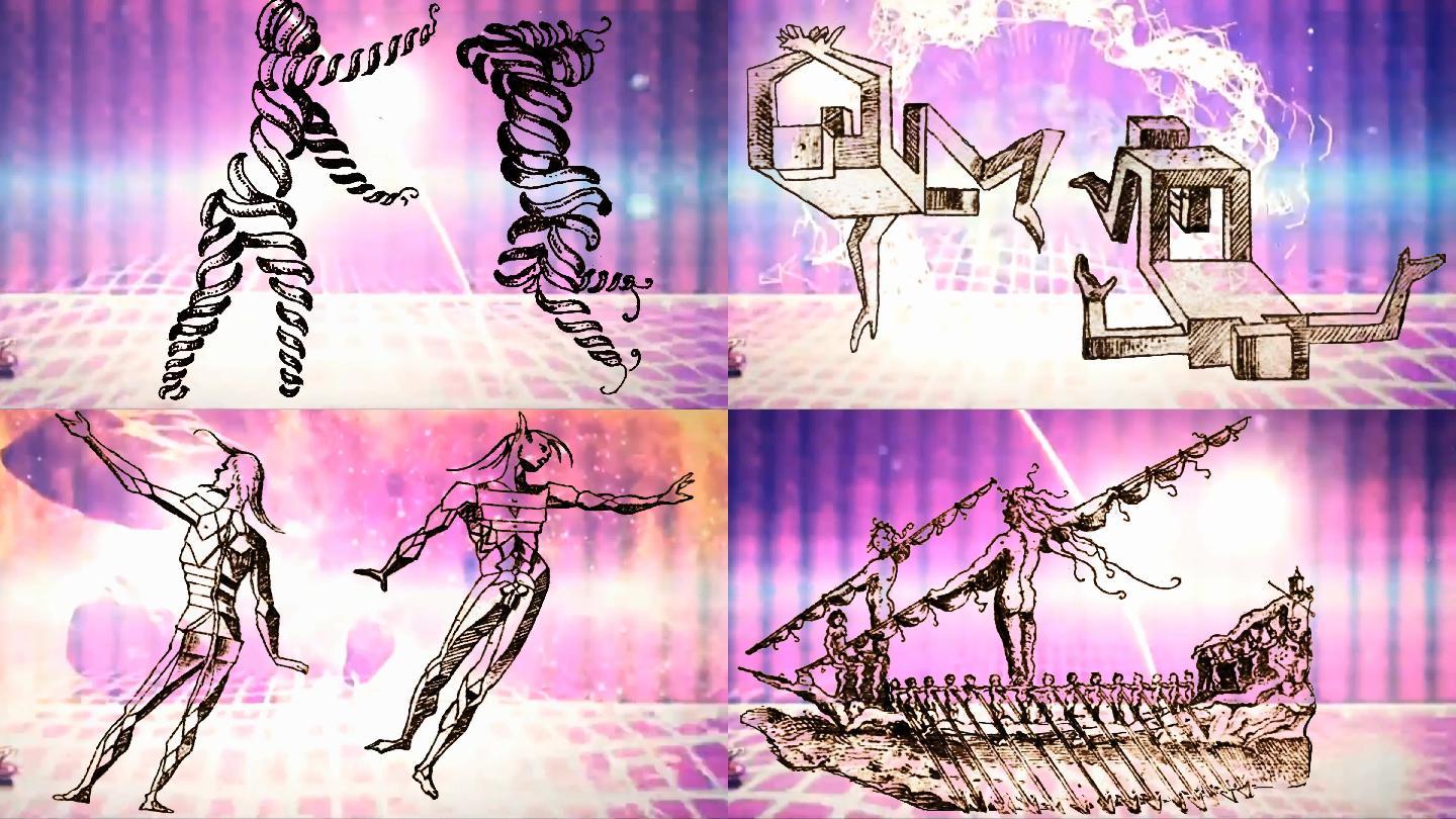 圆视艺术：微动画笑谈系列机器人舞蹈03