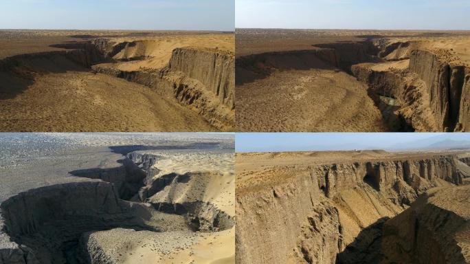 峡谷、地貌、塞外风光、荒凉