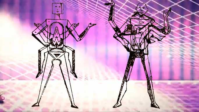 圆视艺术：微动画笑谈系列机器人舞蹈02