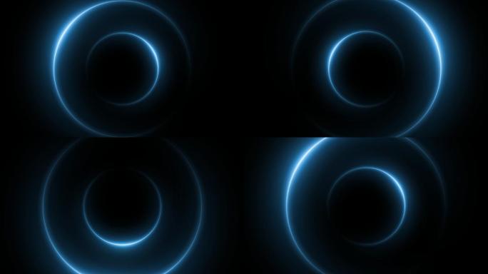 光圈旋转带通道