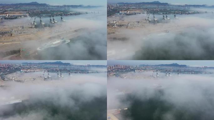 烟台港口平流雾