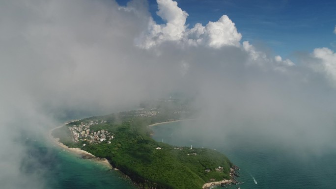 原创航拍海岛风光 大海 海景