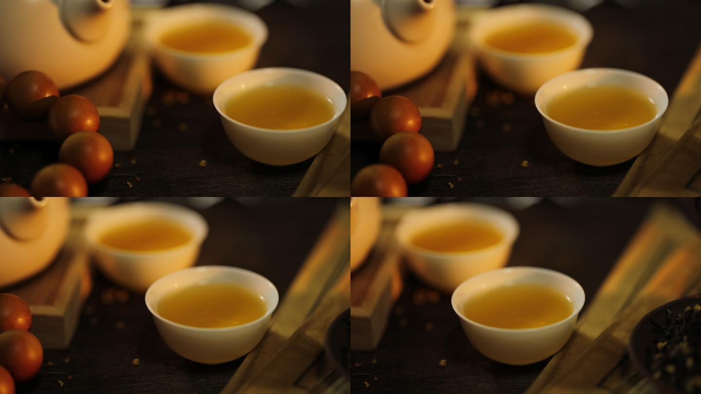 中国茶文化古风静物摆拍