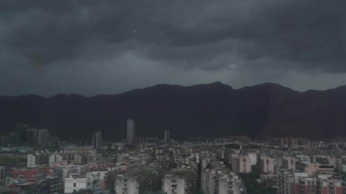 城市暴雨 福州台风暴雨延时