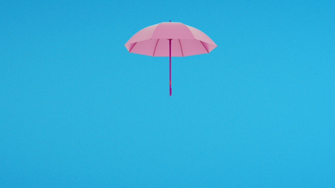 伞 马克龙颜色雨伞 转动的伞 代表爱情