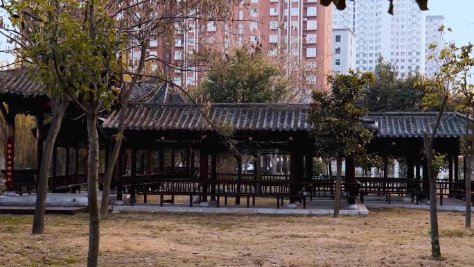 中国风古典建筑庭院