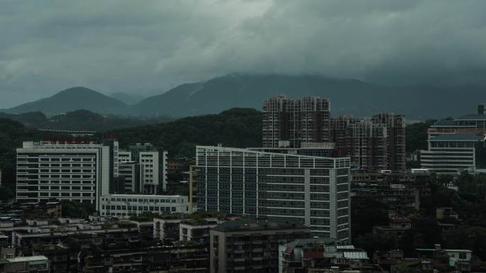 福州台风天气实拍 4K