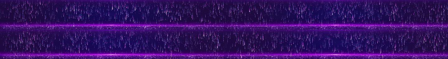超宽屏紫色粒子雨背景循环