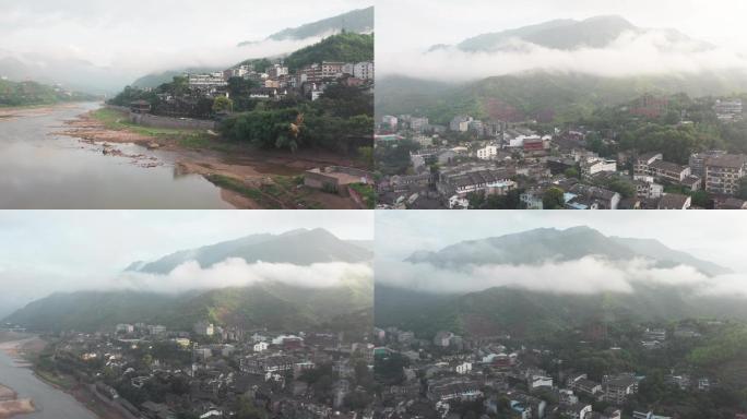 贵州省习水市城市航拍 4K实拍素材