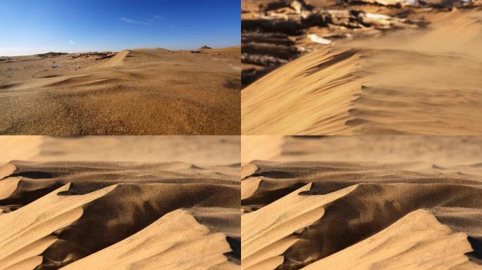 沙漠、风沙、扬沙、黄沙漫天、荒凉、大漠