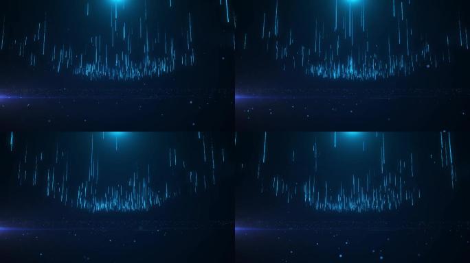 科技粒子星空背景ae模板