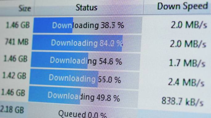 文件处理下载网速网络进度