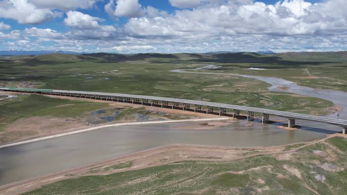 西藏国道109那曲至拉萨段航拍