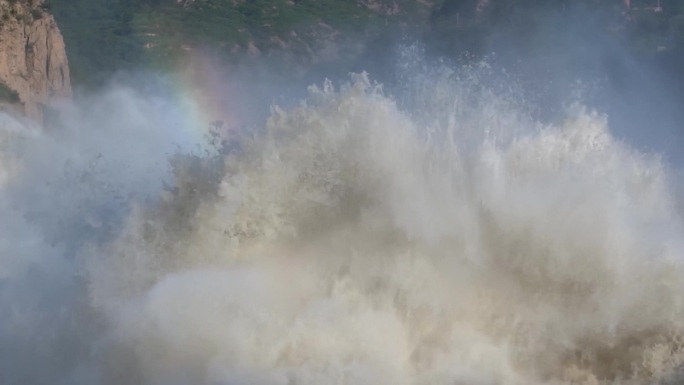 黄河母亲河湿地河泄洪b