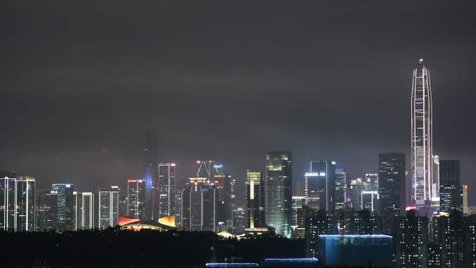 深圳中心区夜景灯光秀