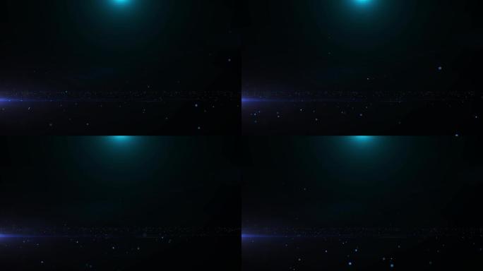 简约海洋星空粒子ae模板