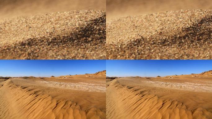 沙漠、大漠、风沙、扬沙、黄沙漫天、荒凉