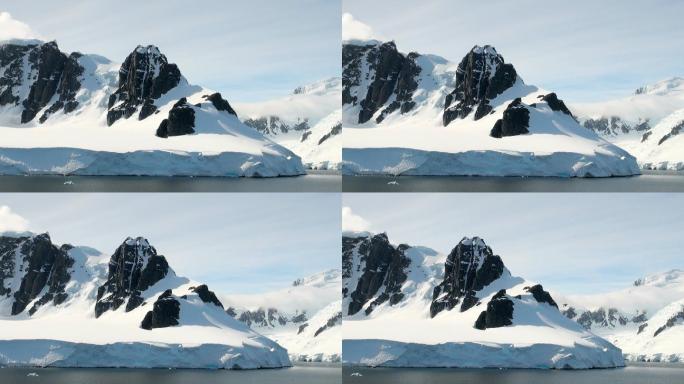 南极洲海岸线冰川融化保护环境气候变暖地球