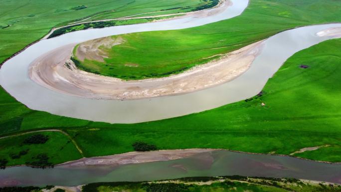 若尔盖黄河九曲第一湾 黄河上游生态系统