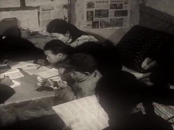 60年代河南农村教师教学场景