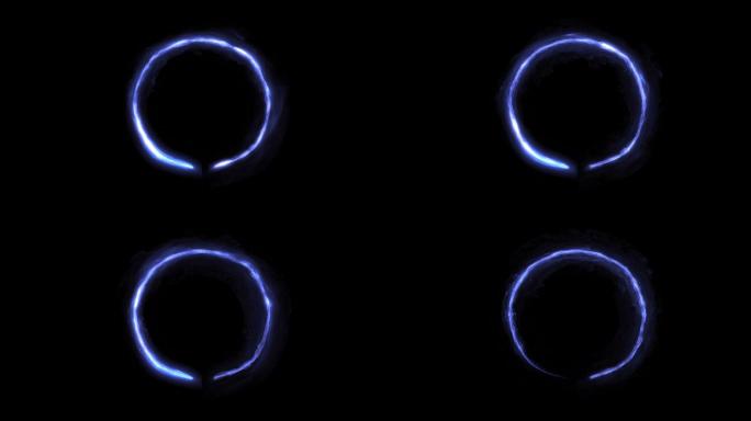 4K 科幻 光效  能量 圆环 魔法