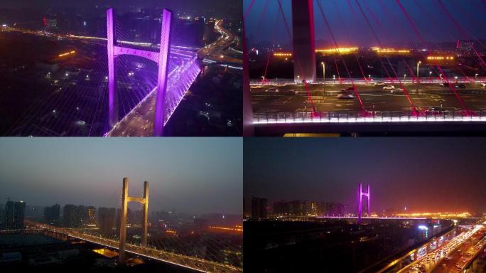 4K郑州农业路大桥航拍