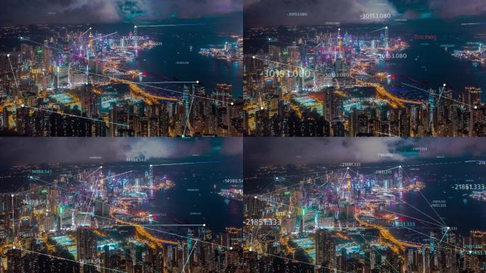 鸟瞰香港与数据网络连接技术