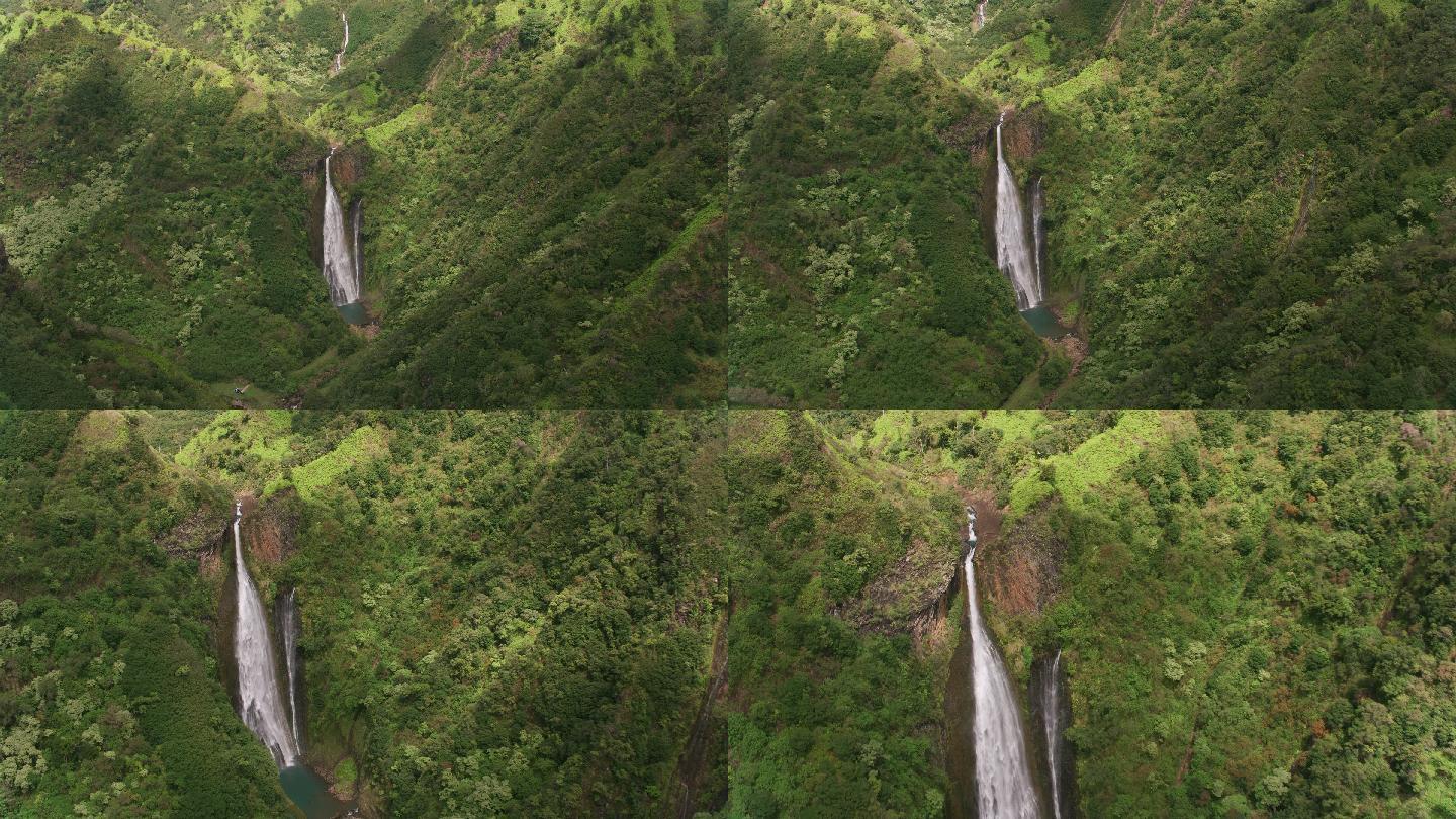 马纳瓦约普纳瀑布鸟瞰图
