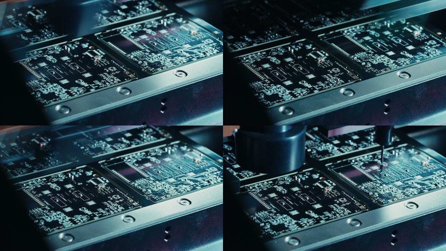 表面安装技术将微芯片连接到主板。