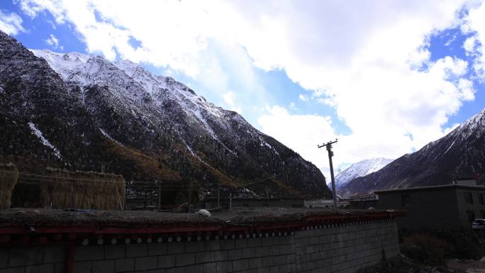 4K延时 西藏八宿 邦达大草原 业拉山