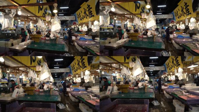 日本水产市场鲭鱼零售职业商业