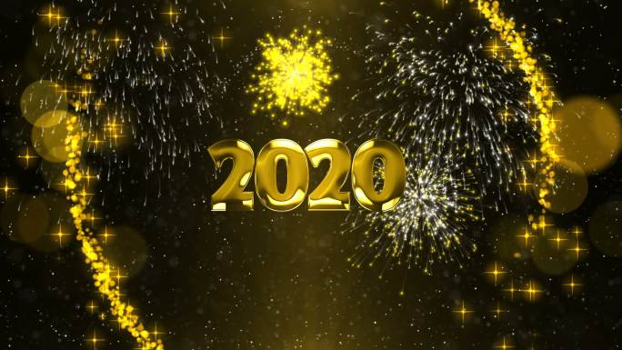 2020年新年背景