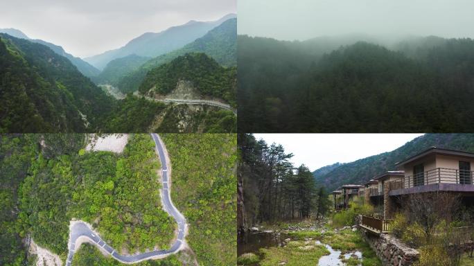 山西霍州七里峪国家森林公园别墅4K