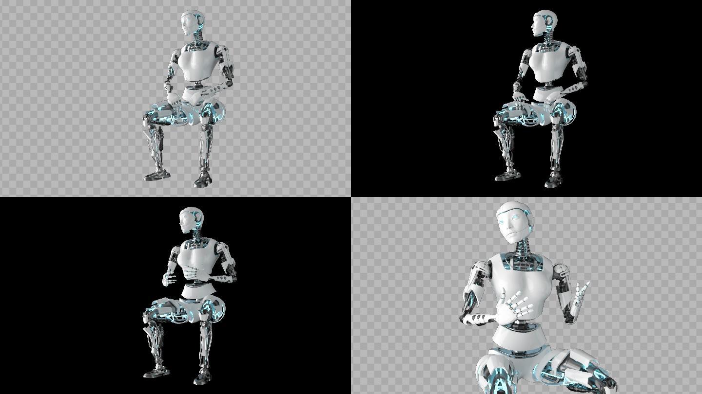 机器人-坐着聊天