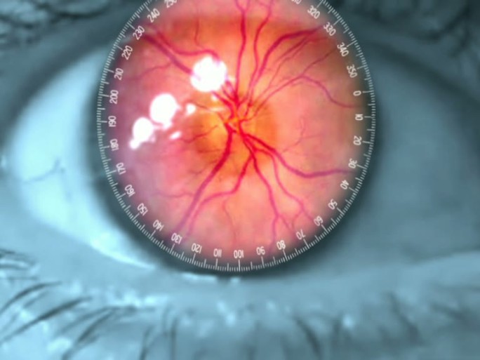 科幻小说眼睛视网膜扫描