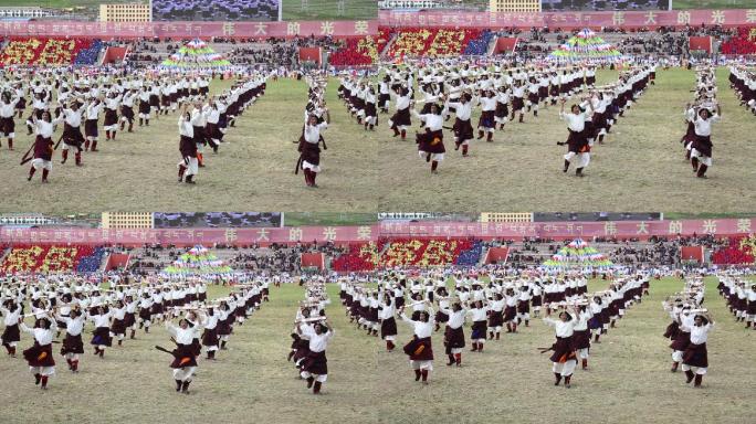 藏族文化 舞蹈 少数民族 青海 文艺演出