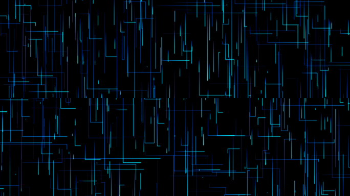 原创科技网格电路动态光线粒子视频素材