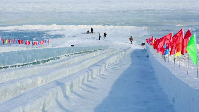 冬季冰上游乐场