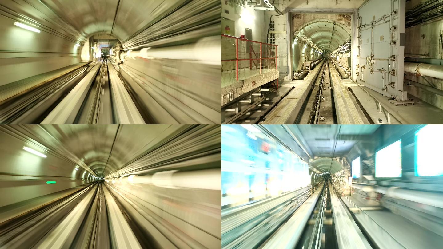 【原创】广州延时拍摄地铁隧道